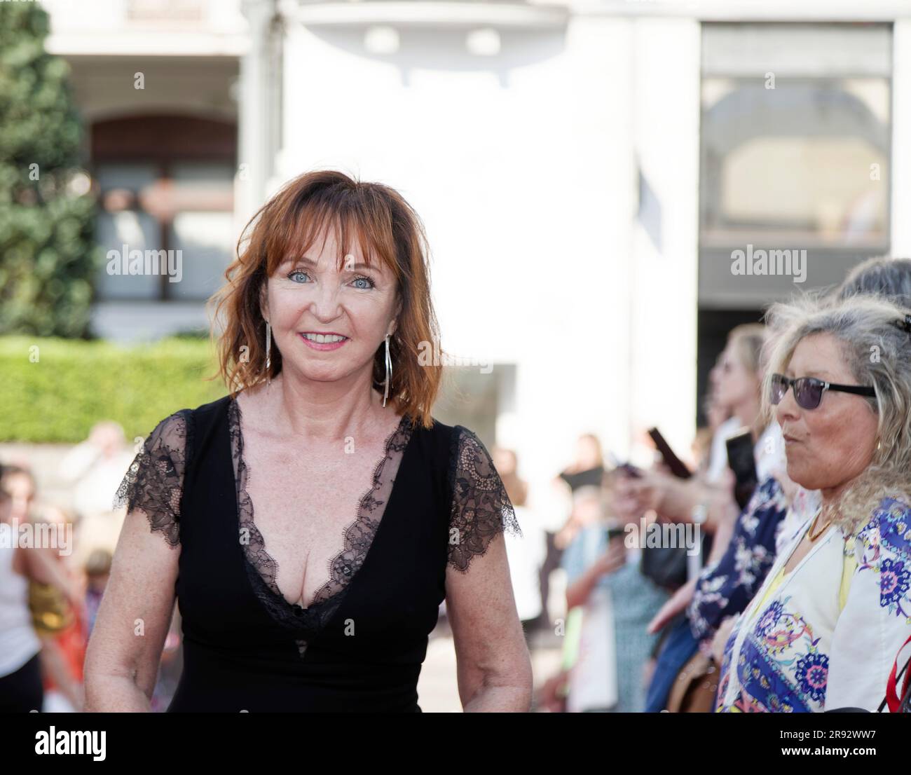 Aix-Les-Bains,2023.6th June, 2023.Catherine AITIS of the Leo-Pol restaurant attends the French Film and Gastronomy Festival in Aix-Les-Bains, France Stock Photo