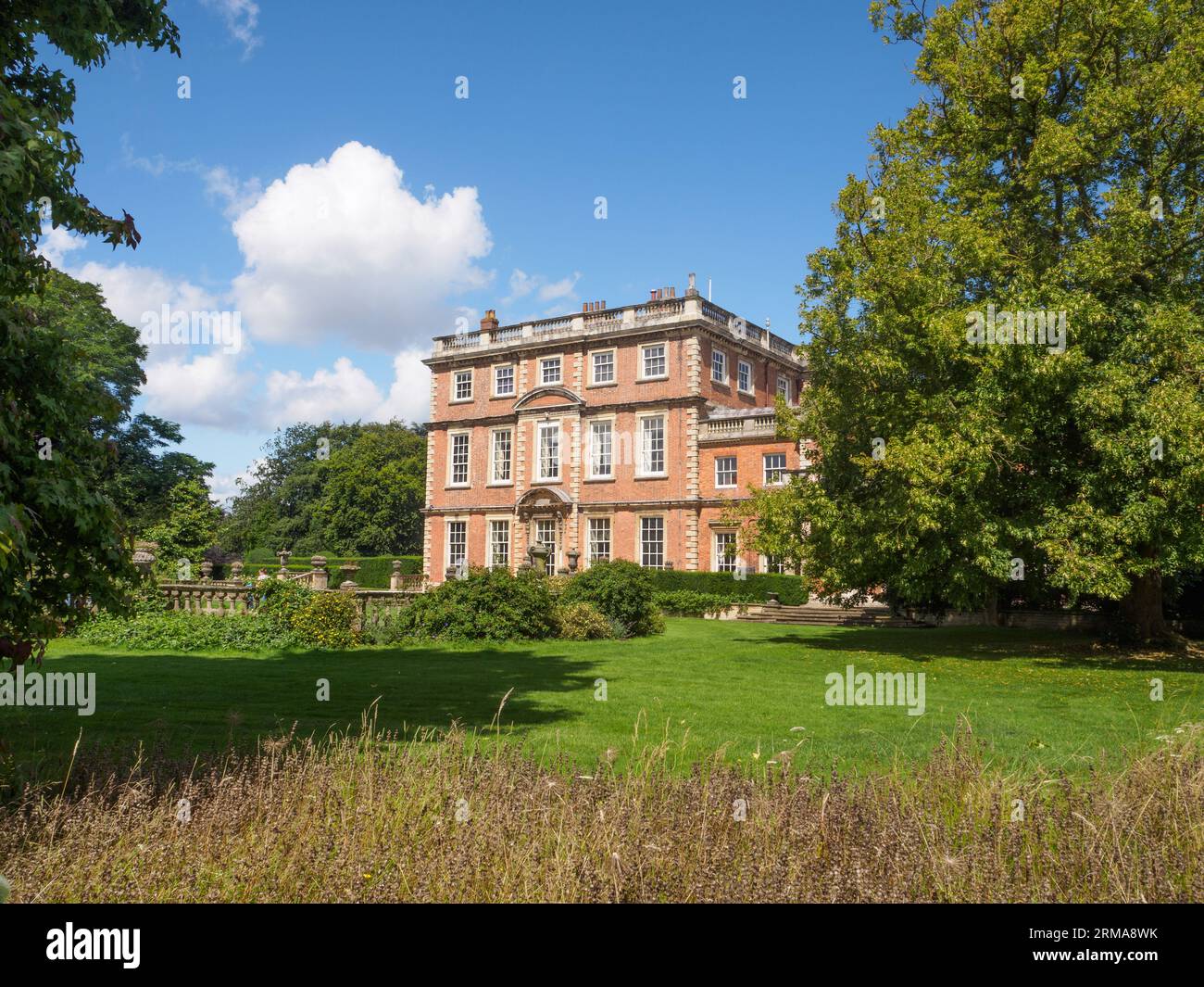 Newby Hall southern aspect Stock Photo