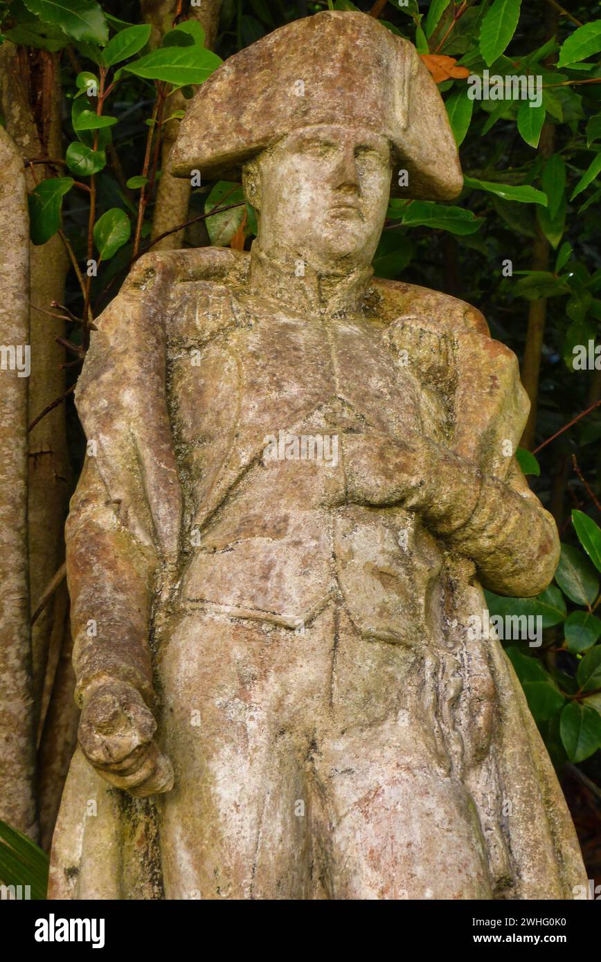 Napoleon statue on Elba Stock Photo