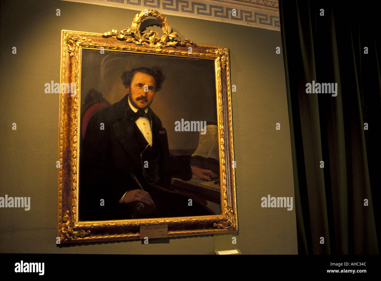 Picture of Donizetti Donizetti Museum Bergamo Lombardy Italy Stock Photo