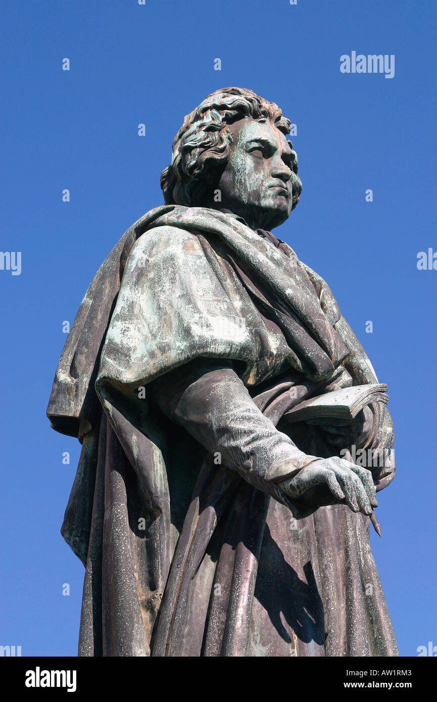 Beethoven monument, Bonn, Germany Stock Photo