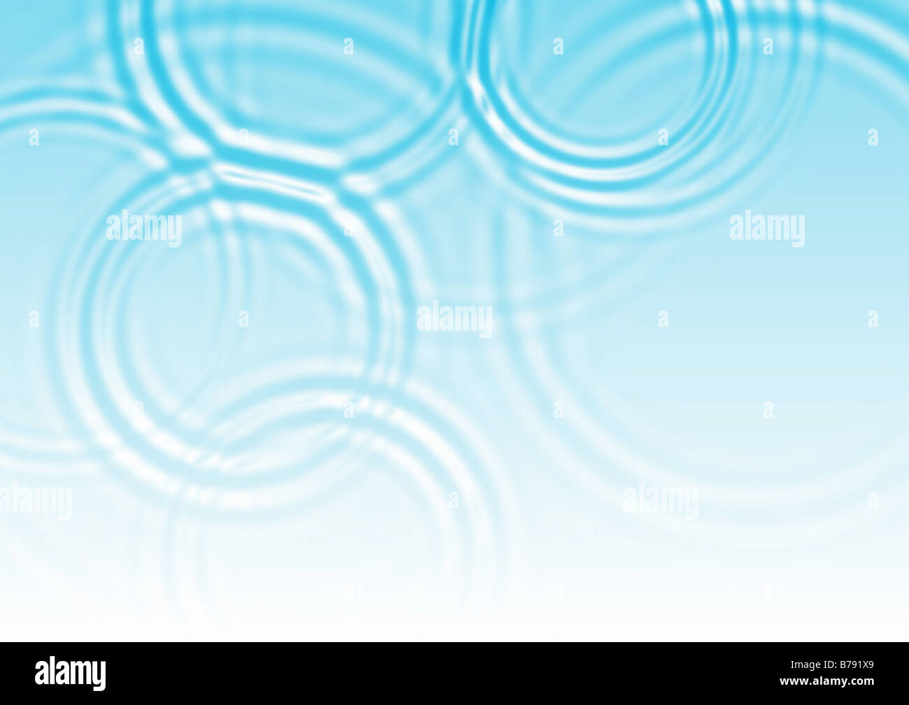 abstract blue water ripple background Stock Photo