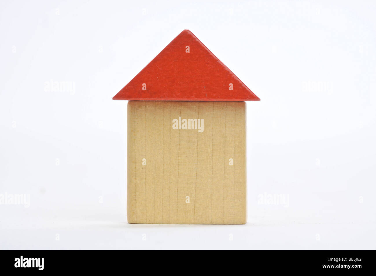 House made of building blocks Stock Photo