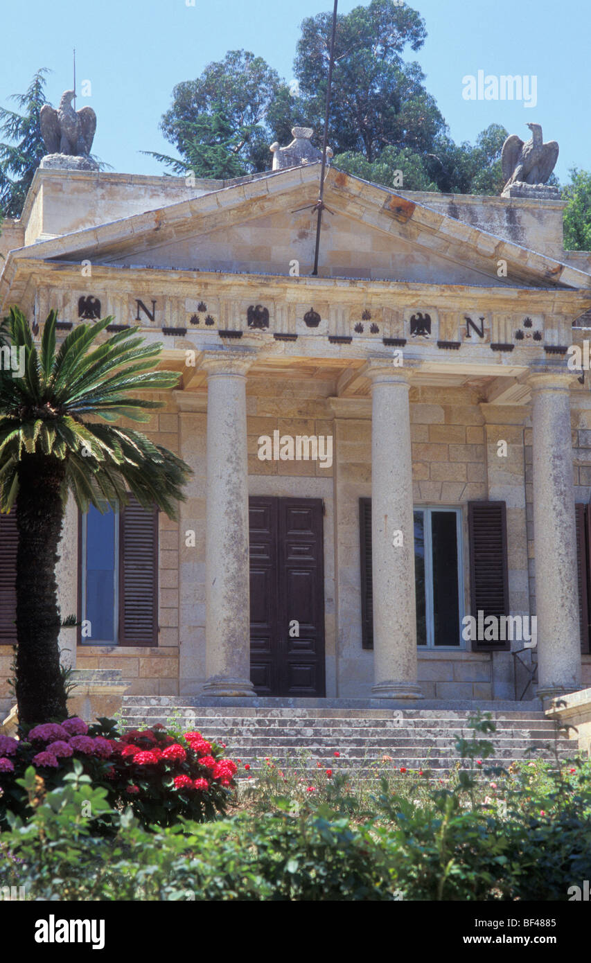 Museum, Villa Marino, Summer Residence of Napoleon, Elba Island, Toscana, Italy Stock Photo