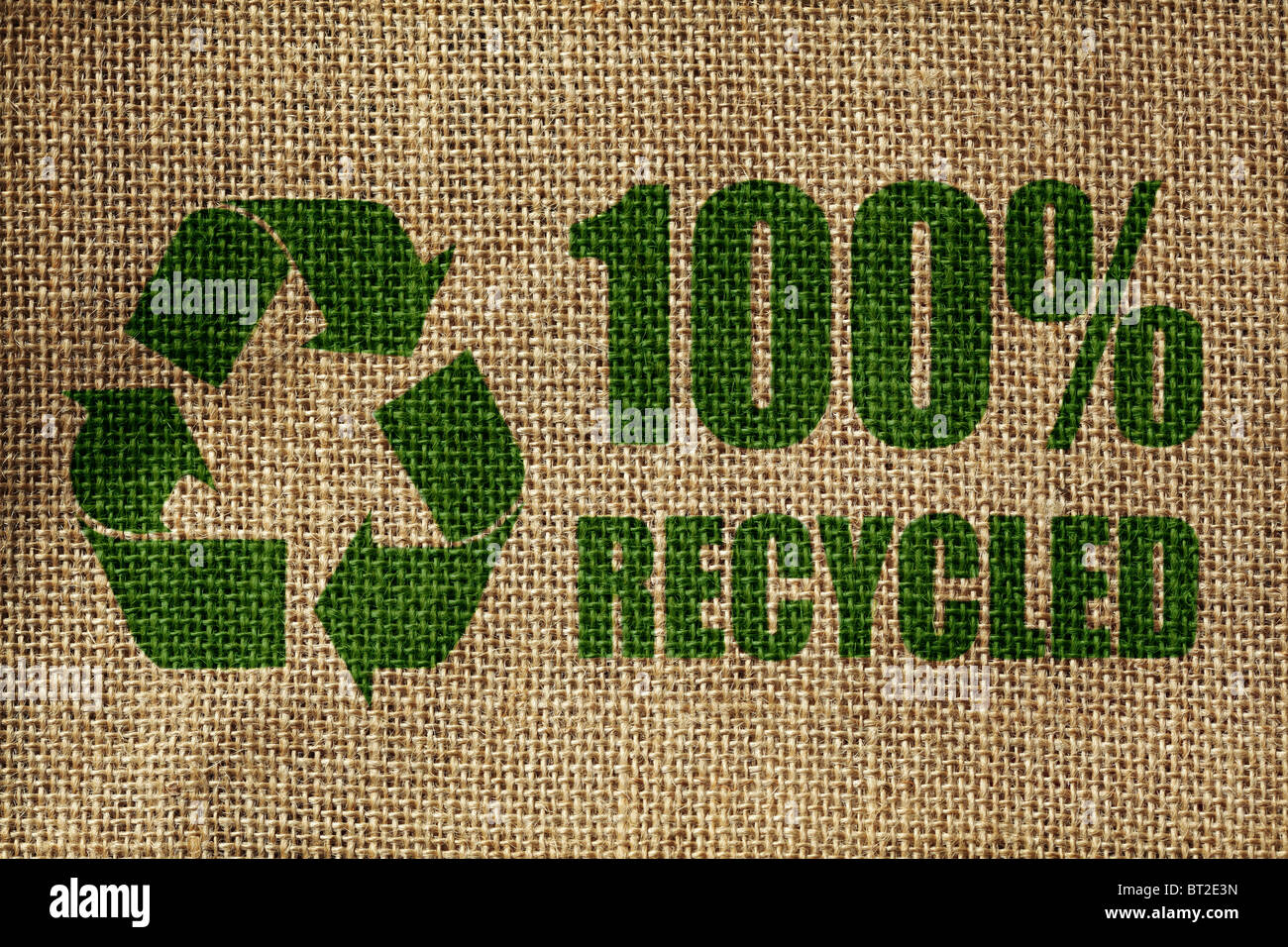 Recycling symbol Stock Photo