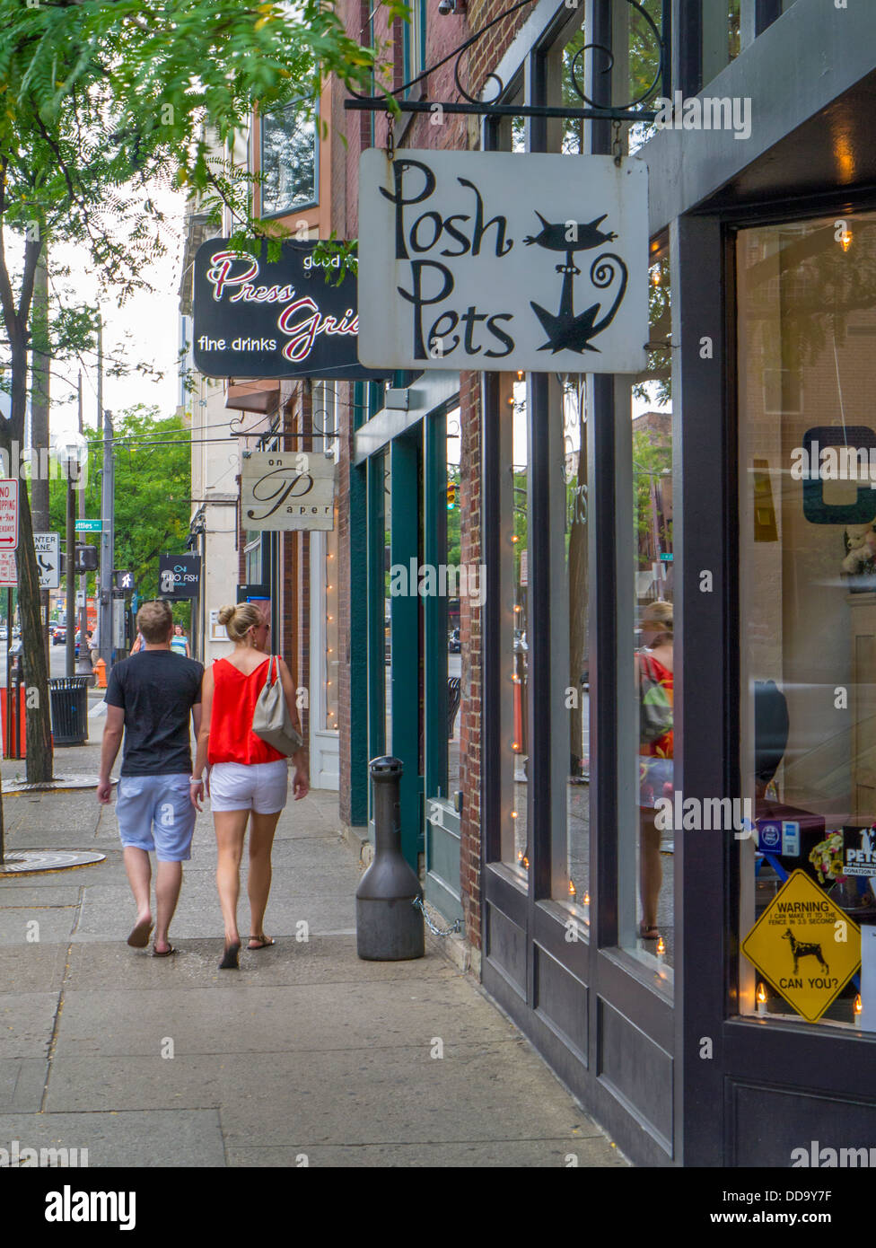 Short North area of Columbus Ohio United States Stock Photo