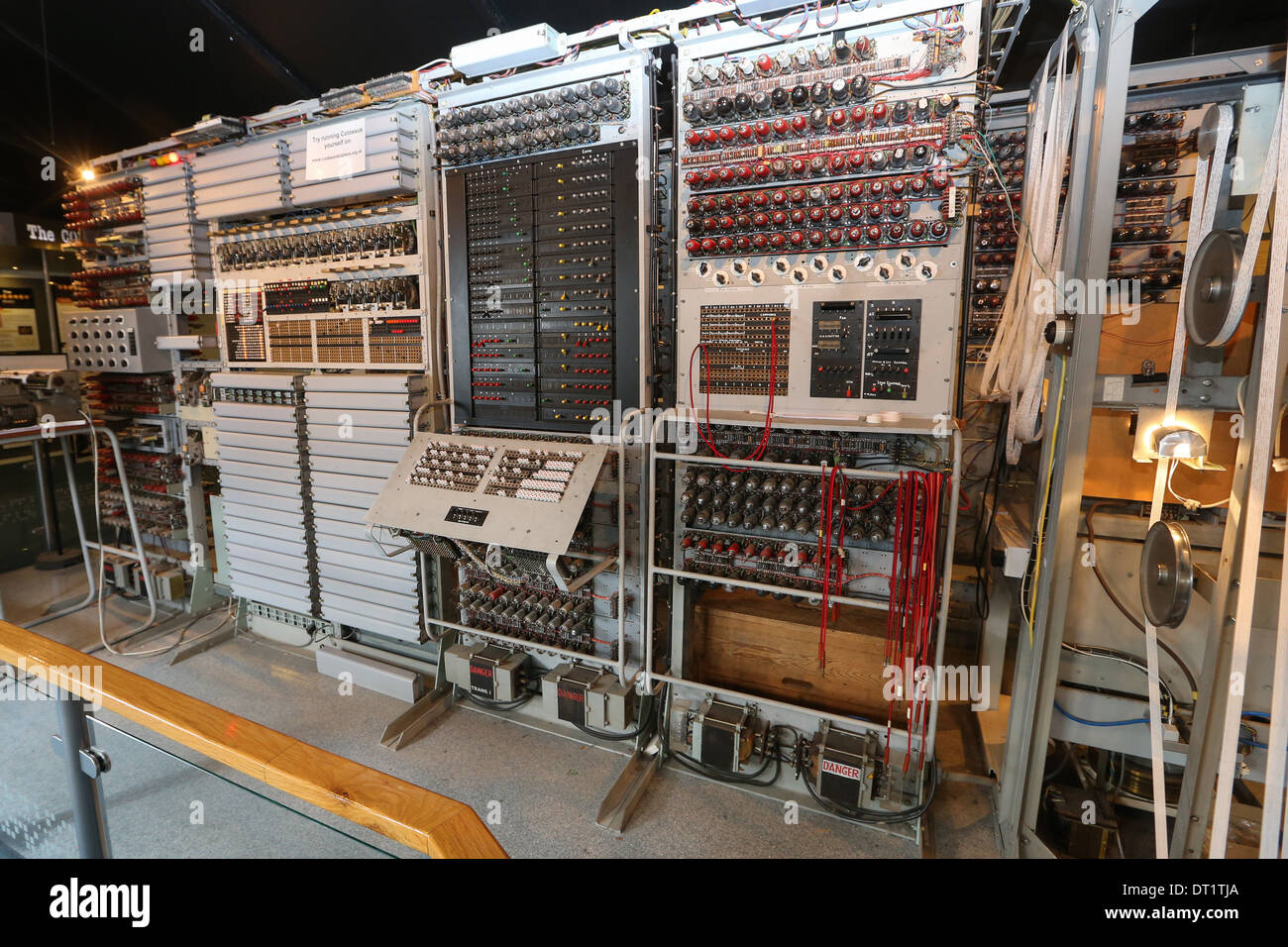 THE COLOSSUS COMPUTER IN BLETCHLEY PARK,BUCKS Stock Photo