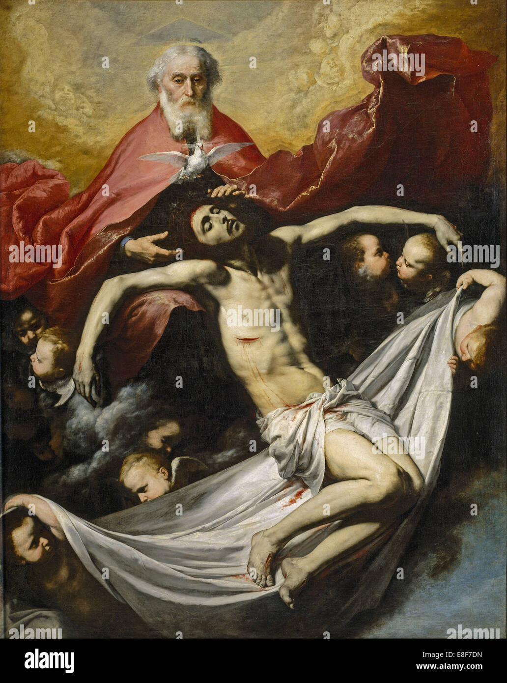 The Holy Trinity. Artist: Ribera, José, de (1591-1652) Stock Photo