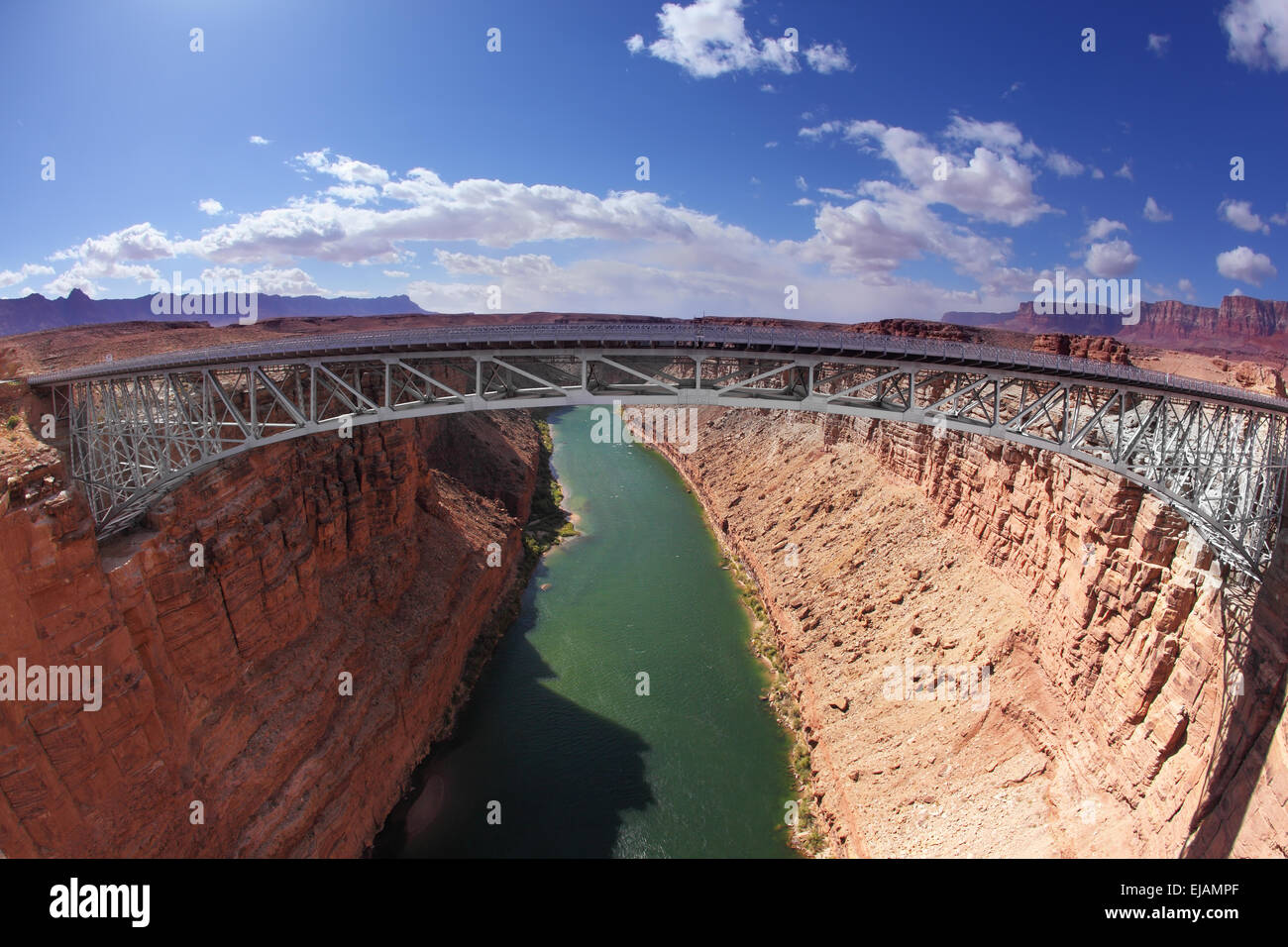 Sleek bridge Stock Photo