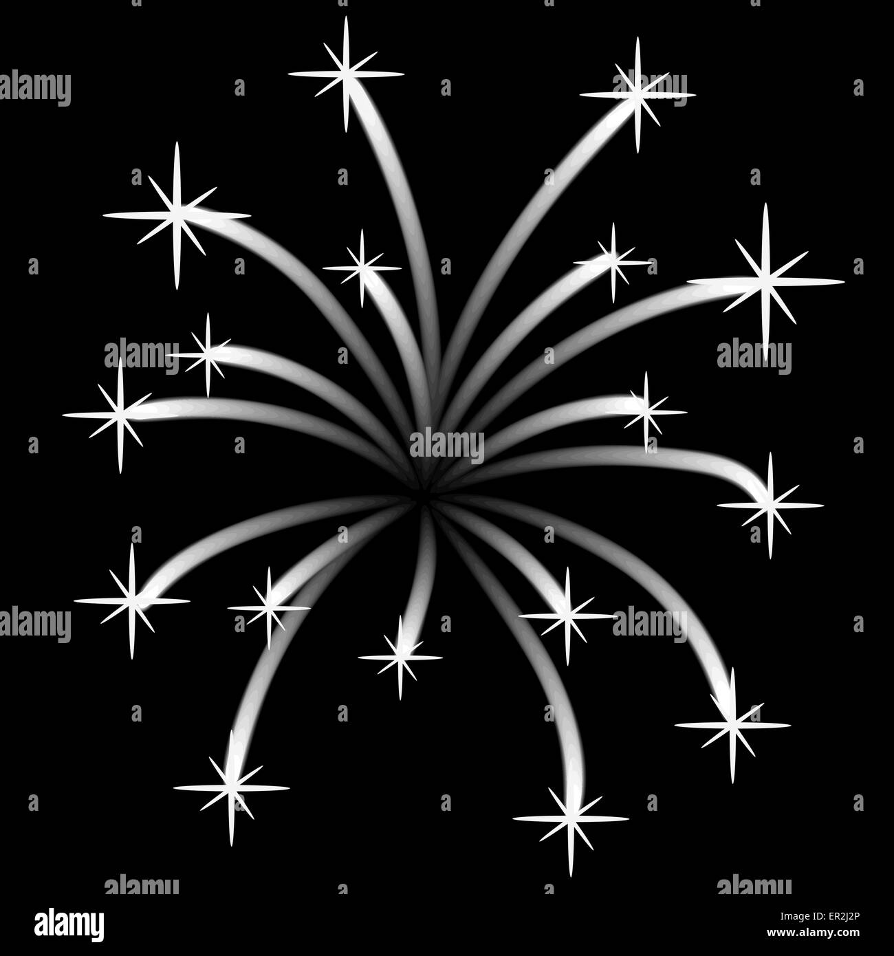 Firework Stock Vector