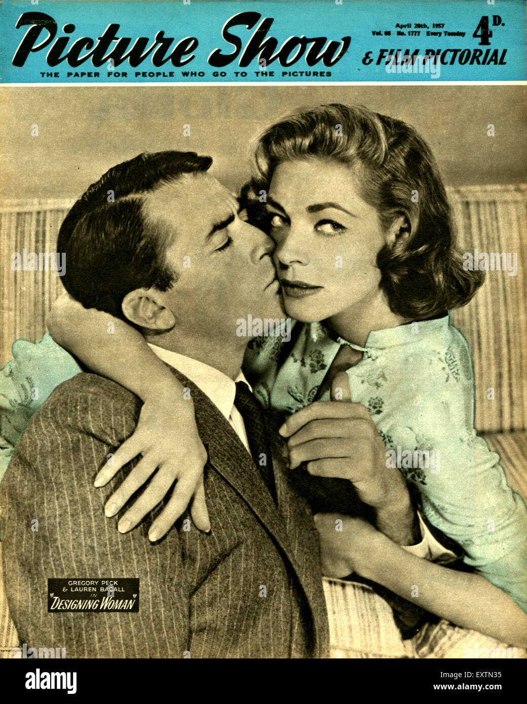 1950s UK Picture Show Magazine Cover Stock Photo