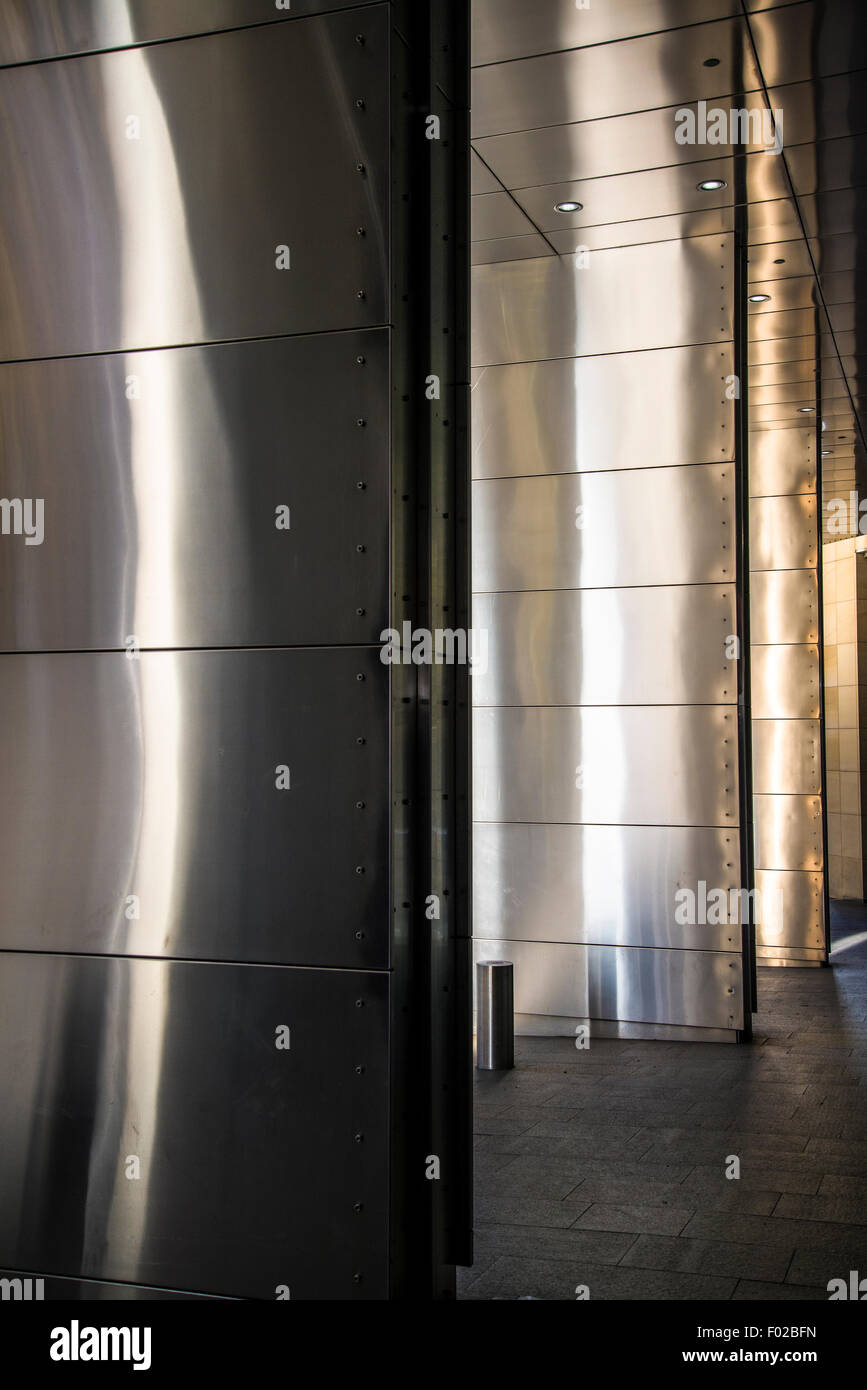 Contemporary steel sleek architecture, Sydney, Australia Stock Photo