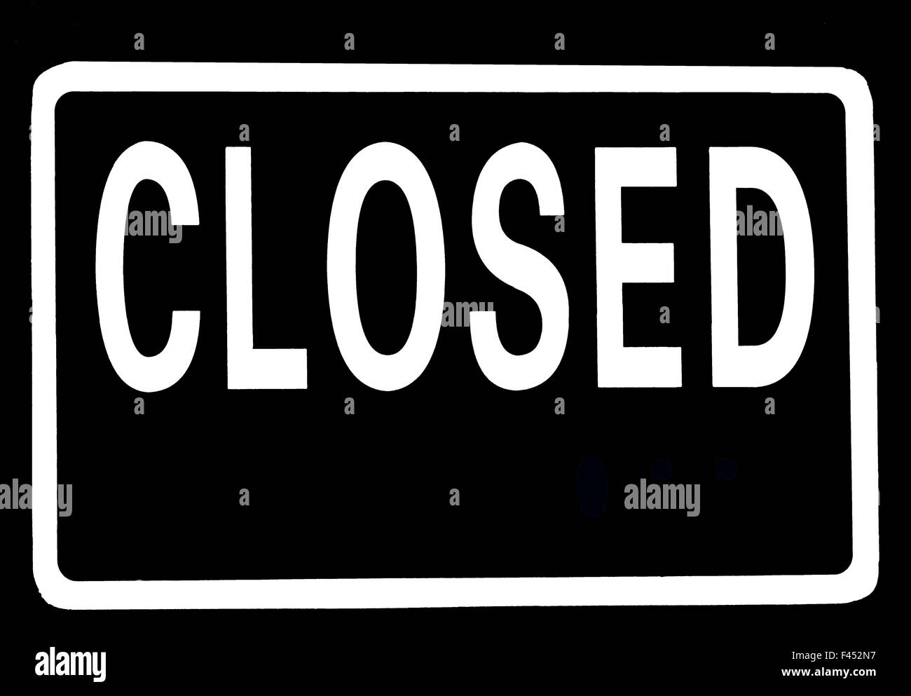 Closed Stock Photo