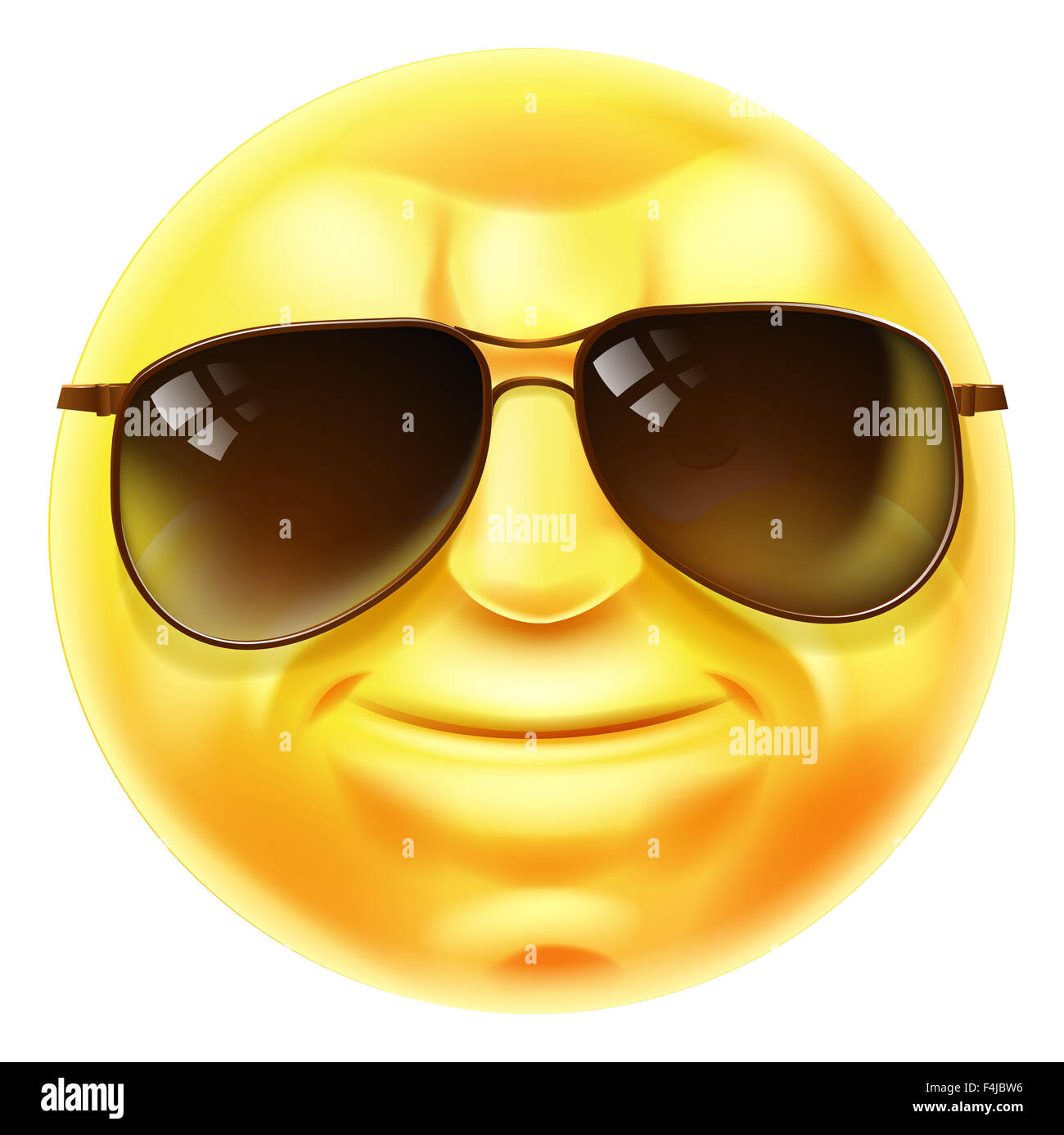 Smiley Face Emoji With Sunglasses