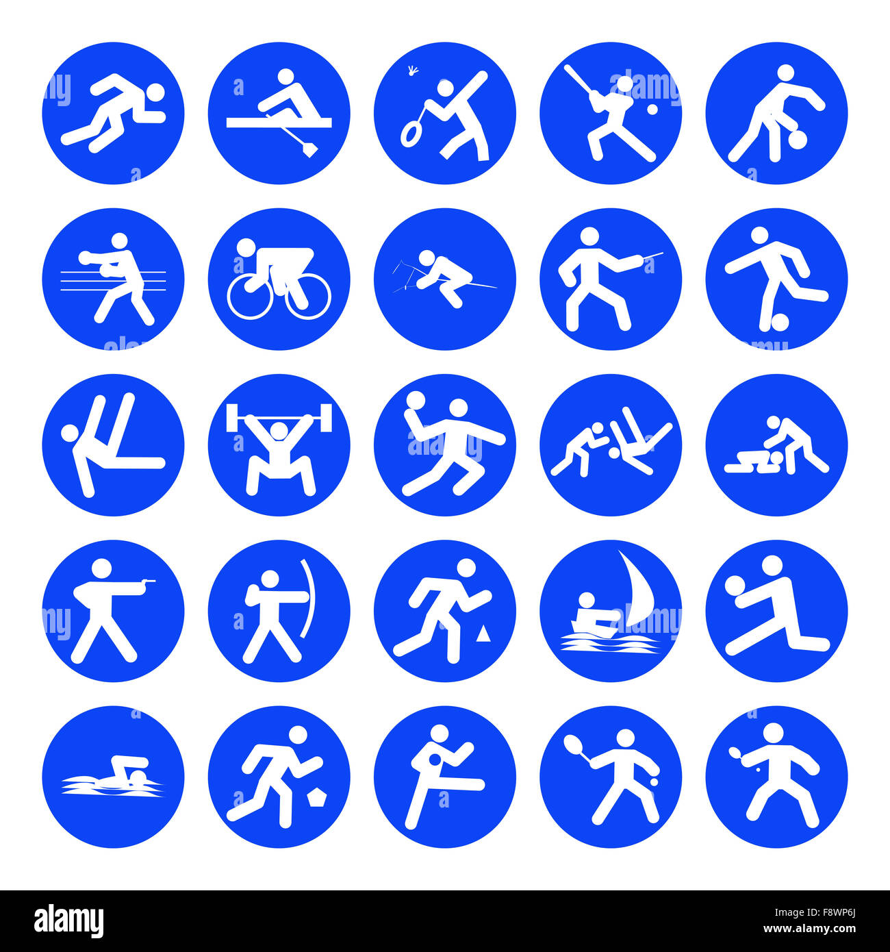 logos of sports Stock Photo