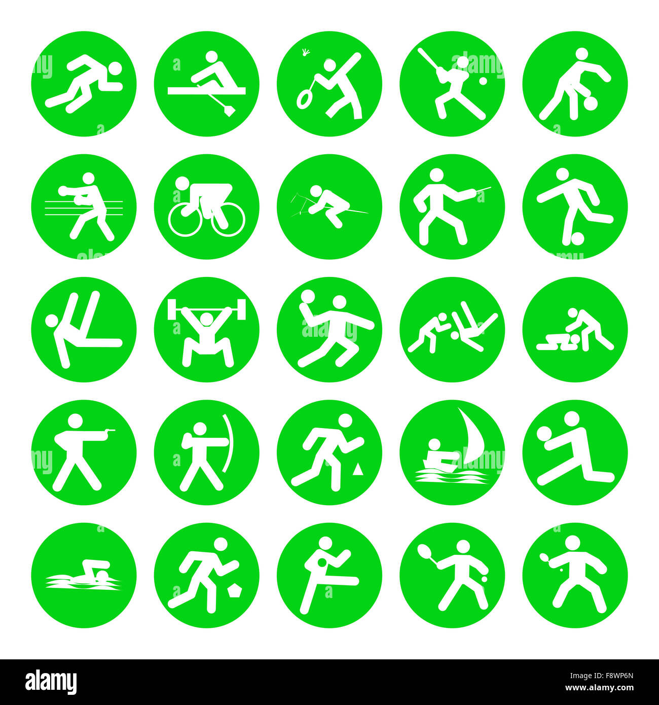 logos of sports Stock Photo