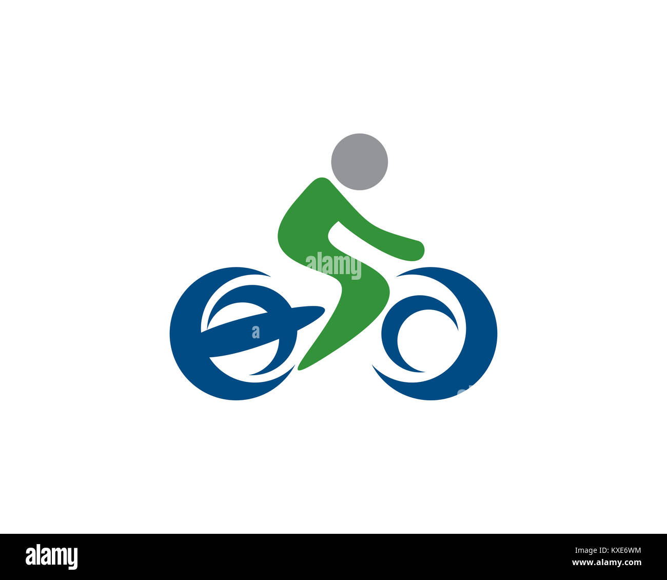 is a symbol associated with sports, especially cyclists Stock Photo