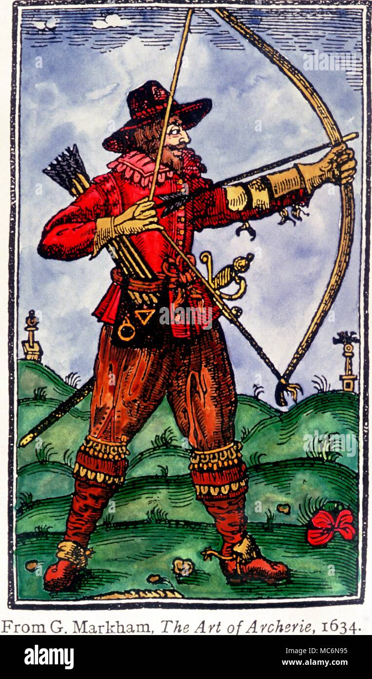 British History the mediaeval archer Stock Photo