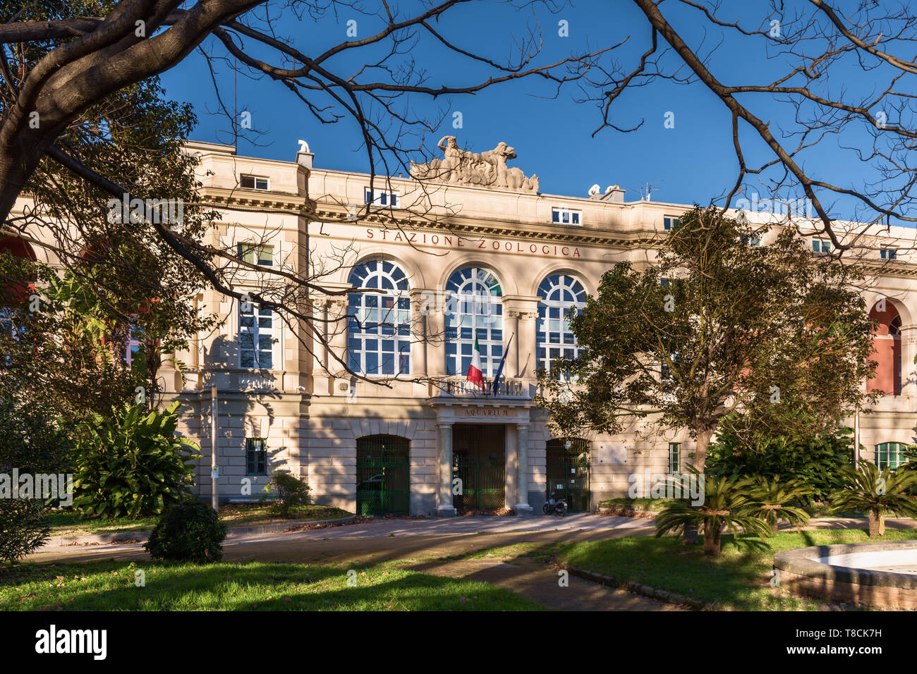 Anton Dohrn Zoological Station, Naples, Italy Stock Photo