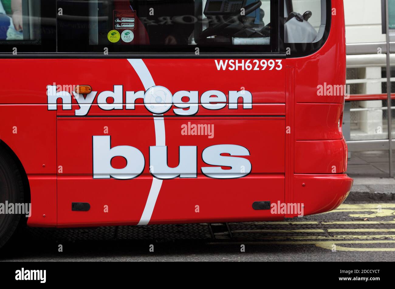 Wasserstoff-Brennstoffzellen-Bus, Covent Garden, London Stockfoto