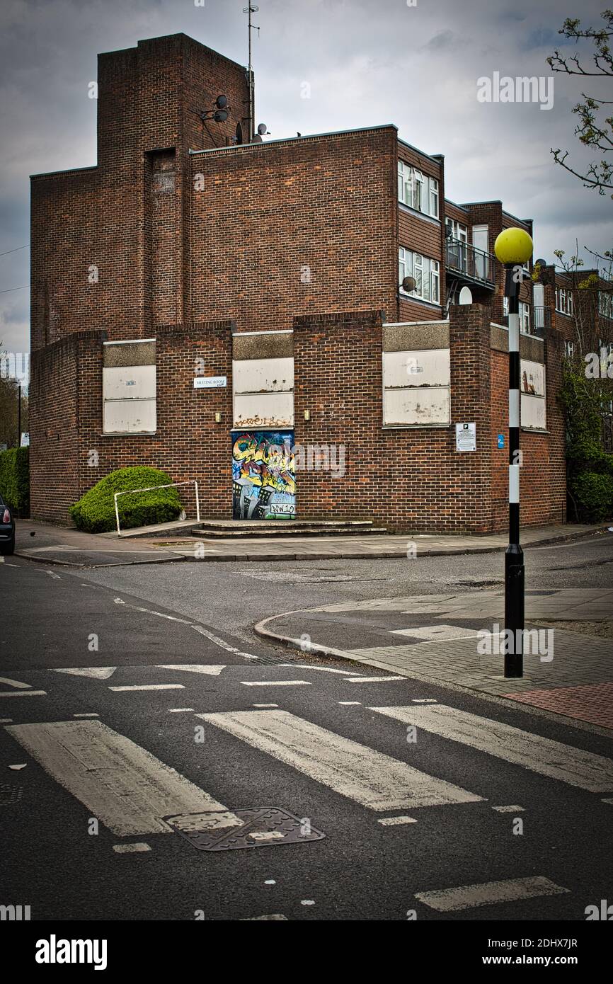 Großbritannien / England /London / viele Jugendclubs wurden in den letzten Jahren aufgrund von Unterfinanzierung von Räten geschlossen. Stockfoto