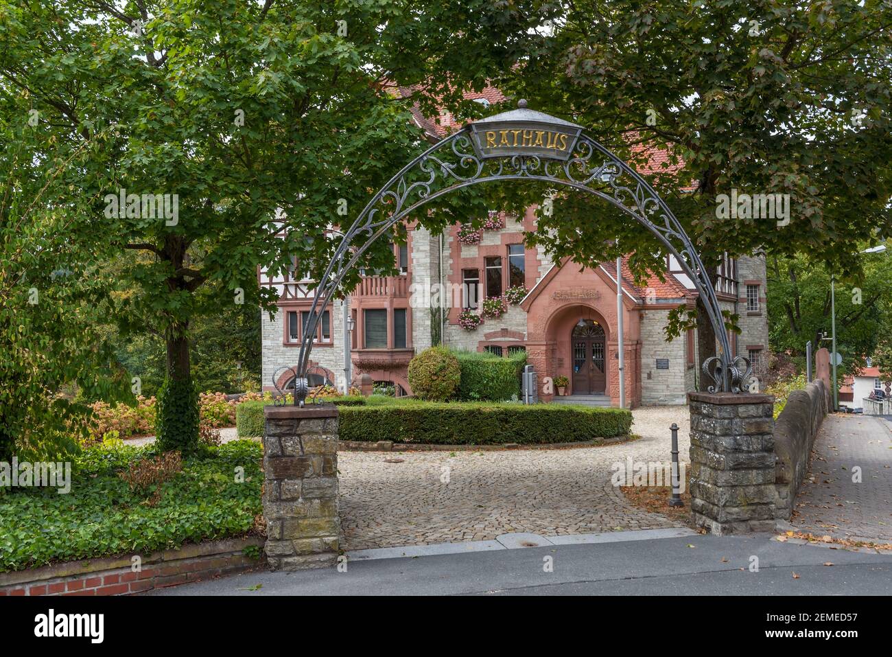 Rathaus der Stadt Kronberg im Taunus, Hessen, Deutschland Stockfoto