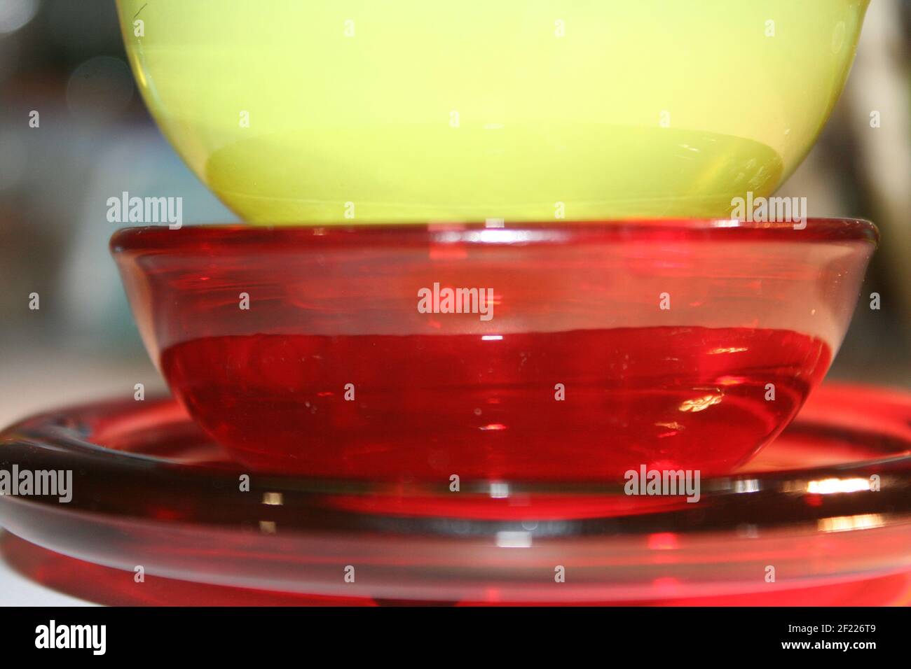 cristal und Glas Stockfoto