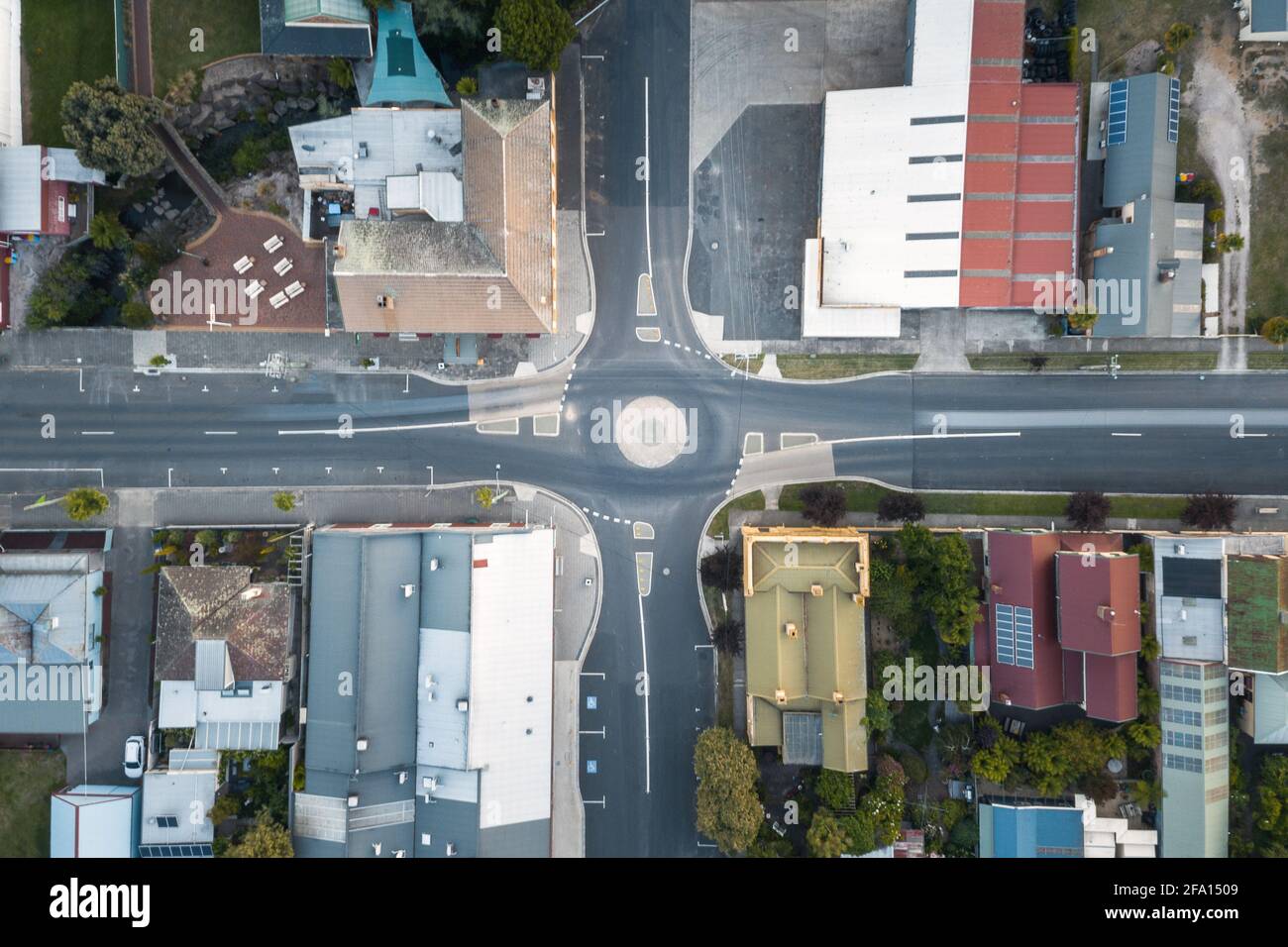 Straße von Denvenport bilden oben Stockfoto