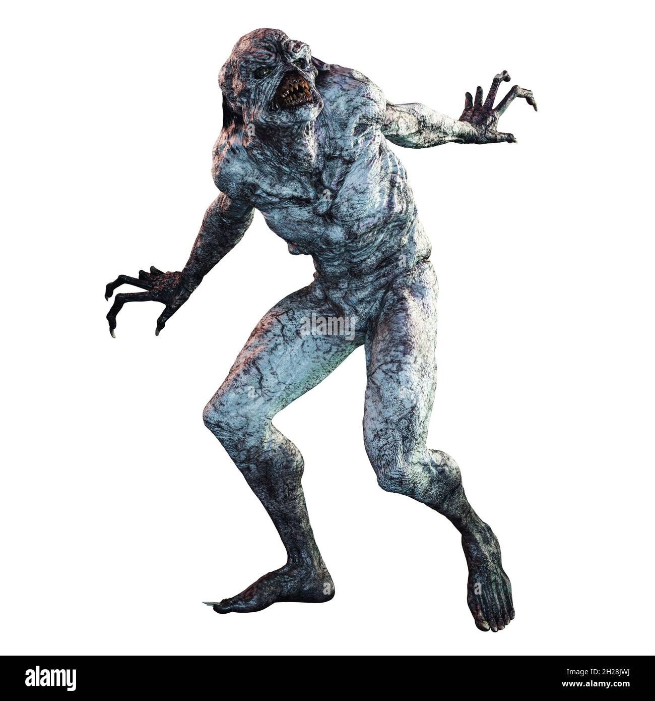 Alien Creature man, 3D-Rendering, 3D-Illustration Stockfoto