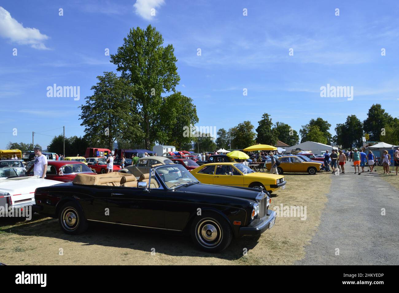 Rollys-Royce Cabrio Stockfoto