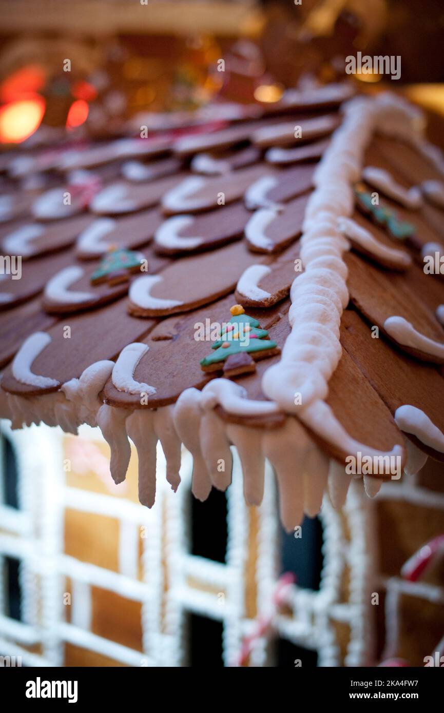 lebkuchenweihhaus Stockfoto