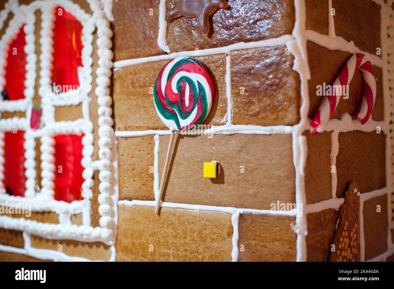 lebkuchenweihhaus Stockfoto