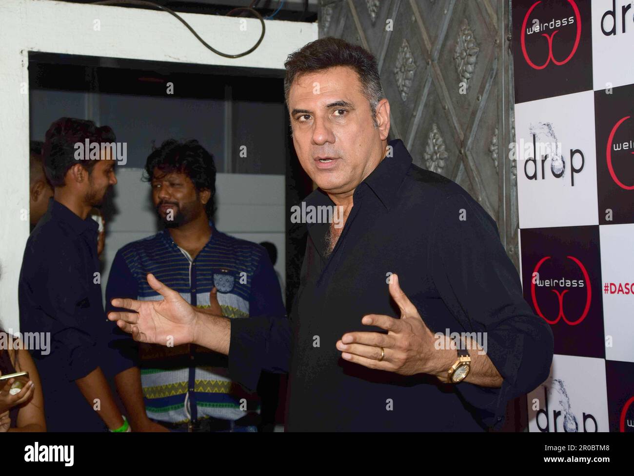 Boman Irani, indischer Schauspieler, Weirdas Comedy Event, Mumbai, Indien, 2. Mai 2017 Stockfoto