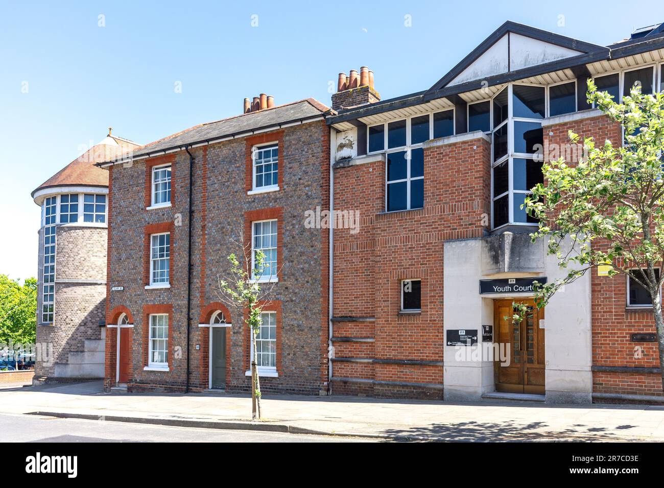 Youth and County Court Building, Quay Street, Newport, Isle of Wight, England, Vereinigtes Königreich Stockfoto