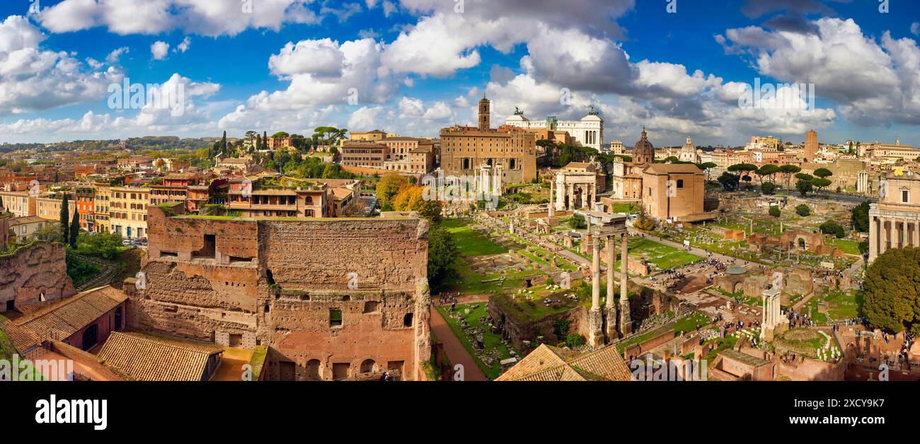 Forum Romanum, Rom, Italien Stockfoto