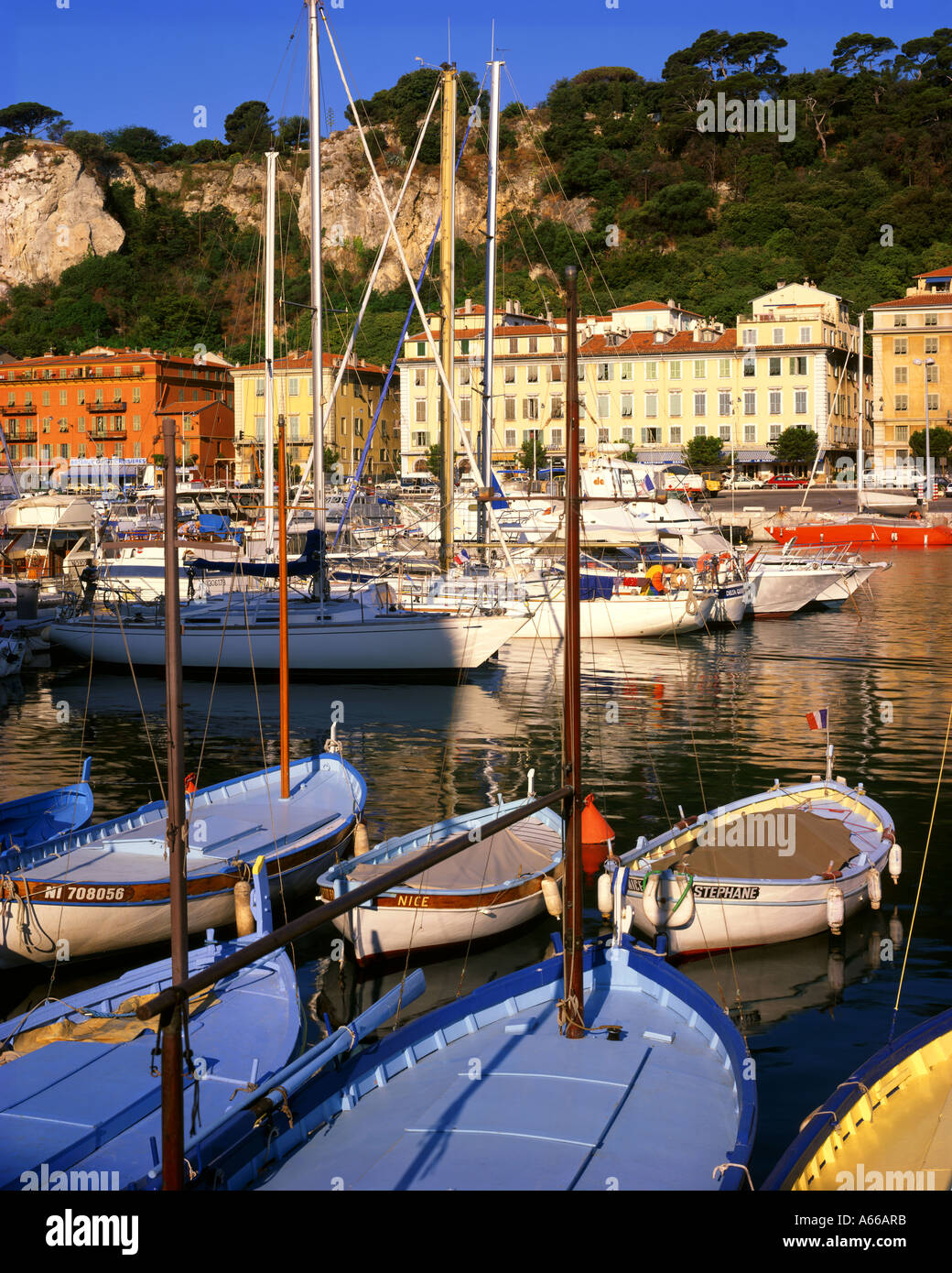 FR - COTE d ' Azur: der Hafen von Nizza Stockfoto