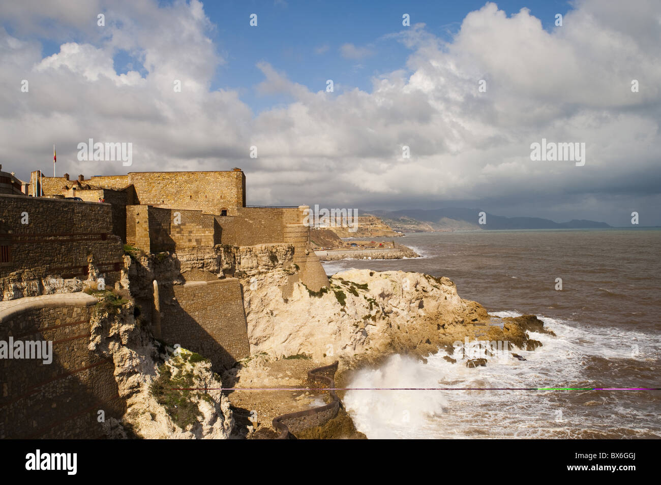 Befestigungen, Melilla La Vieja, Melilla, Spanien, spanische Nordafrika, Afrika Stockfoto