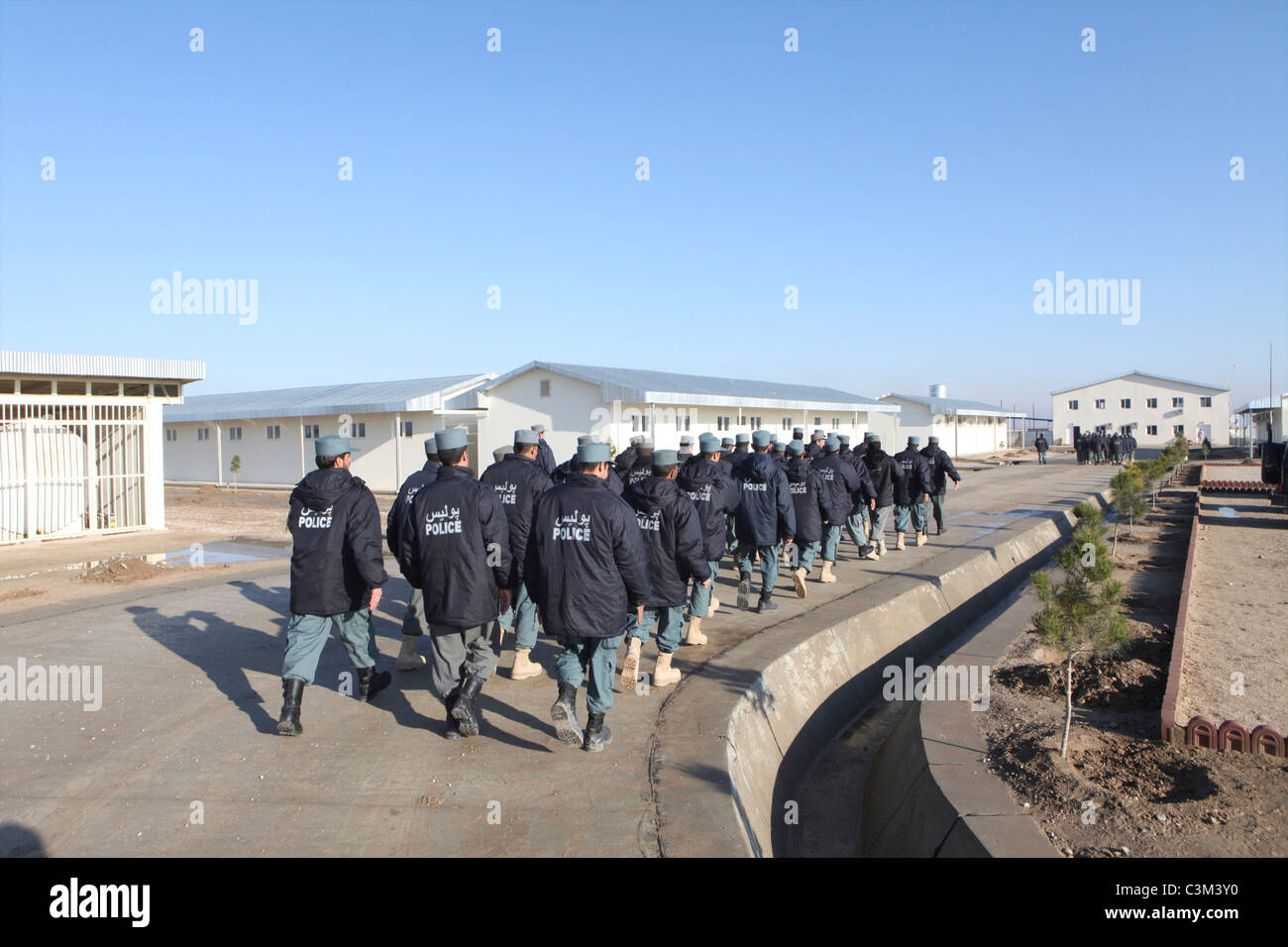 Polizei-Ausbildungszentrum in Kunduz von deutschen Armee Stockfoto