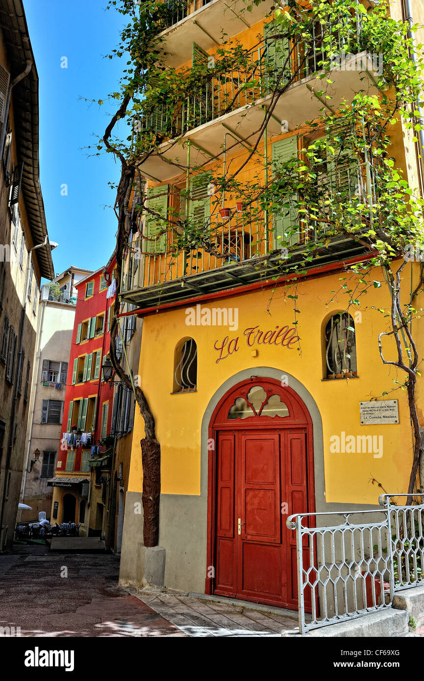 Die alte Stadt, Nizza, Côte d ' Azur, Frankreich. Stockfoto