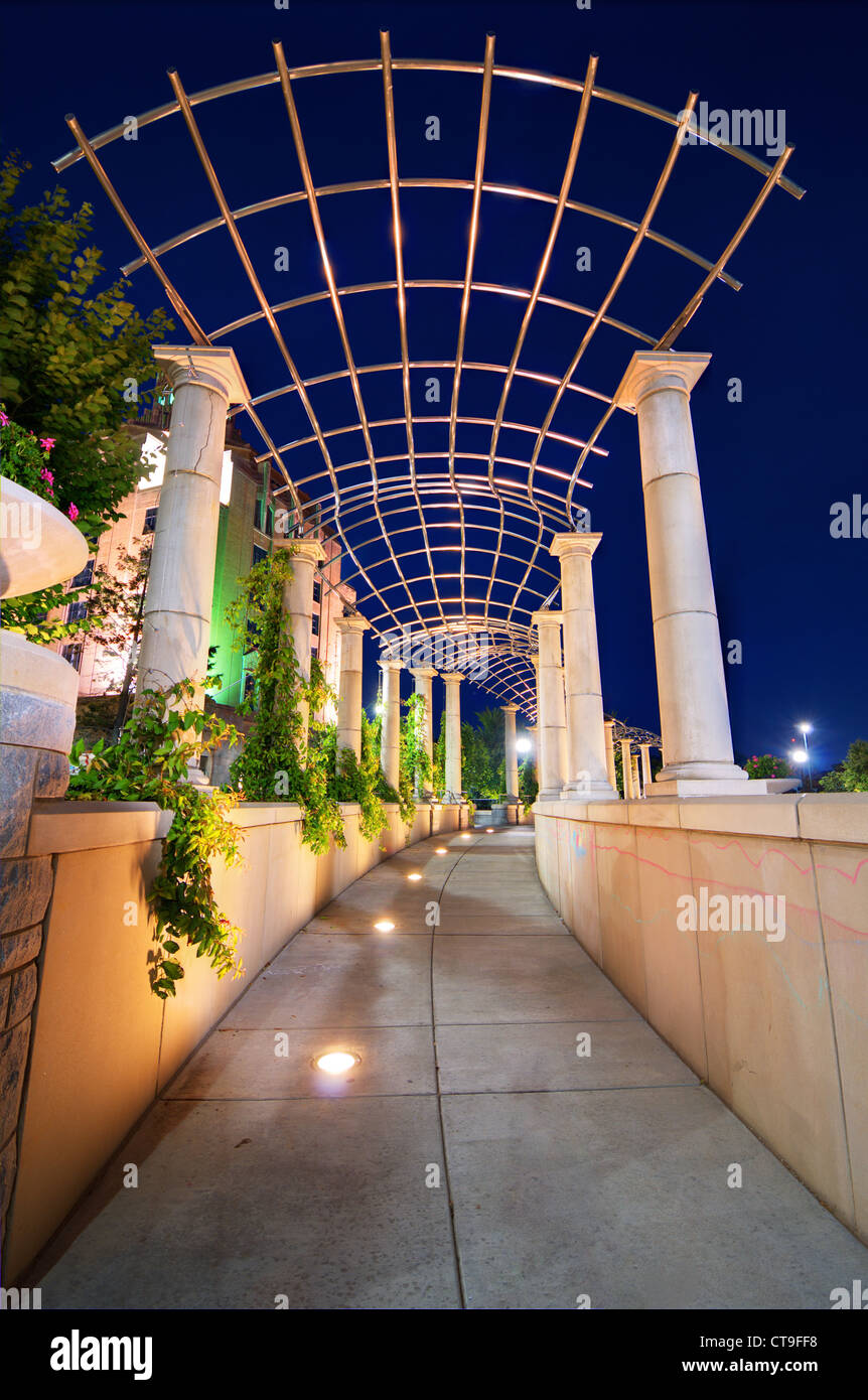 Pack Square Park in Asheville, North Carolina Stockfoto