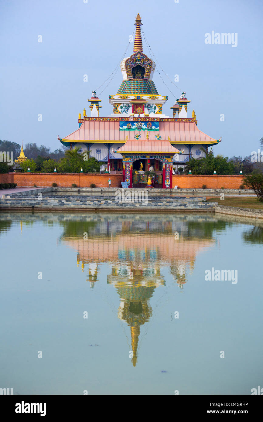 Die Deutsch-Tempel Lumbini, Nepal Stockfoto