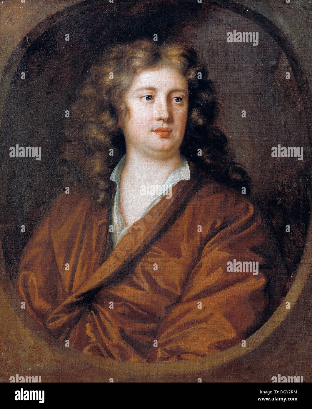 Mary Beale, Bildnis eines Jünglings. 1680er Jahren Öl auf Leinwand. Dulwich Picture Gallery, London Stockfoto