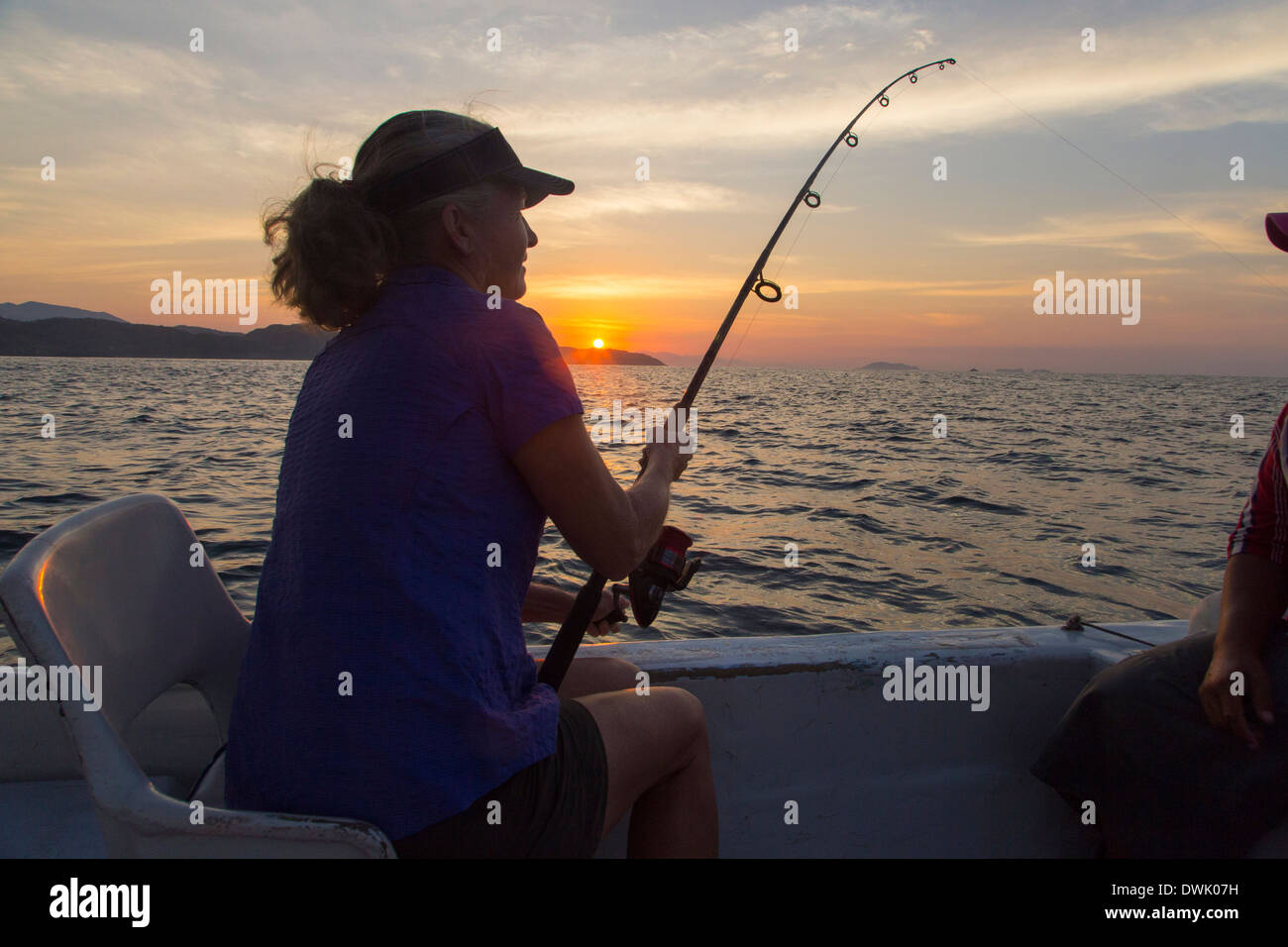 Angeln, Zihuatanejo, Ixtapa, Guerrero, Mexiko Stockfoto