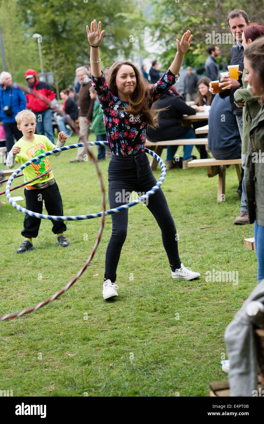 Das Machynlleth Comedy Festival 2014 Stockfoto