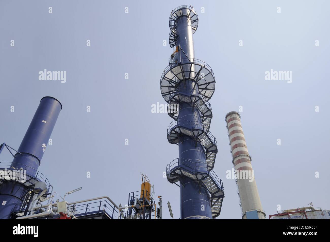 Elektrizitätswerk ENEL Palladio angetrieben von Wasserstoffgas Fusina (Venezia, Italien) Stockfoto