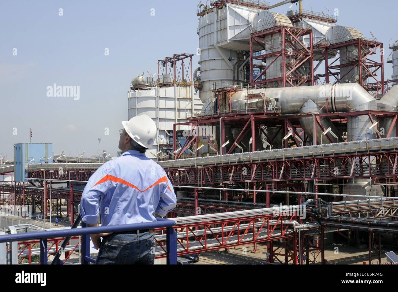 Elektrizitätswerk ENEL Palladio angetrieben von Wasserstoffgas Fusina (Venezia, Italien) Stockfoto