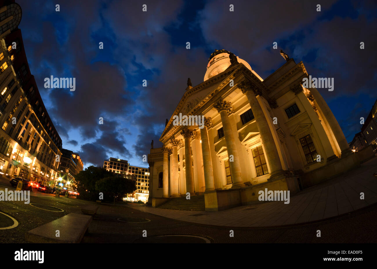 Deutsche Kirche, Gendarmenmarkt, Berlin, Deutschland Stockfoto