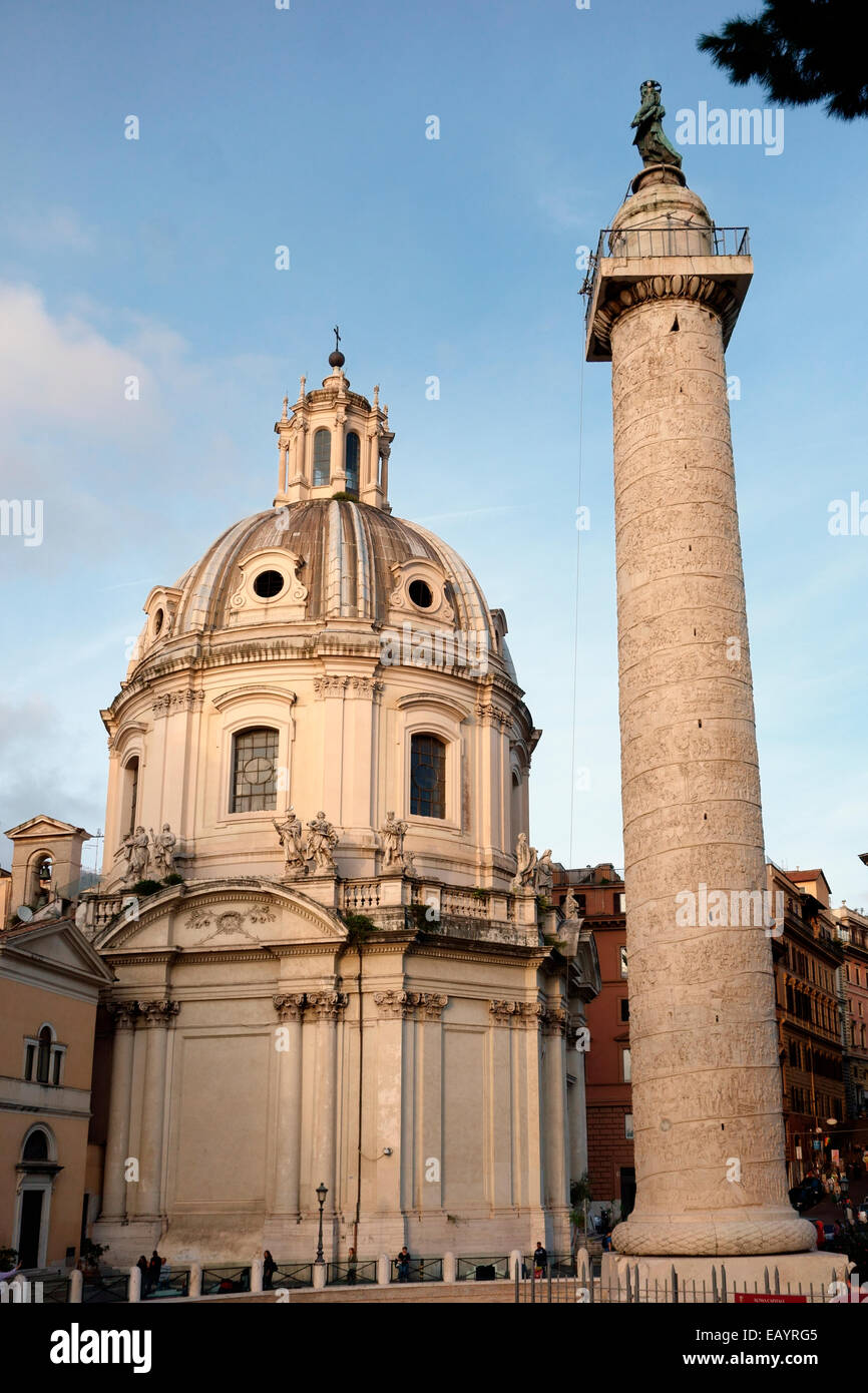 Antike römische Säule Rom Stockfoto