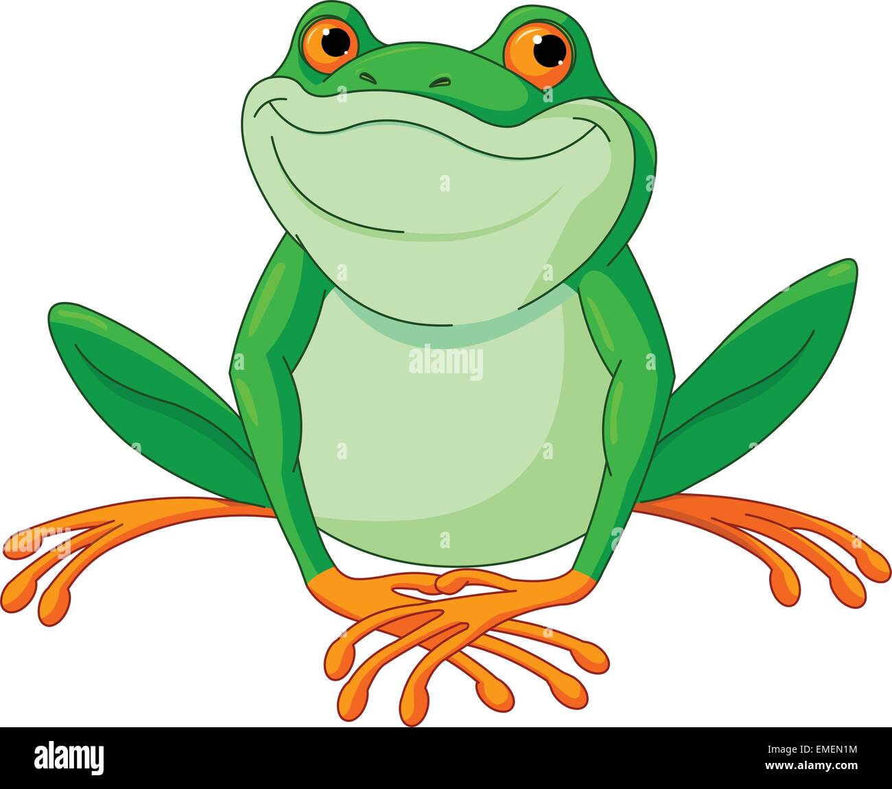 Frosch Stock Vektor