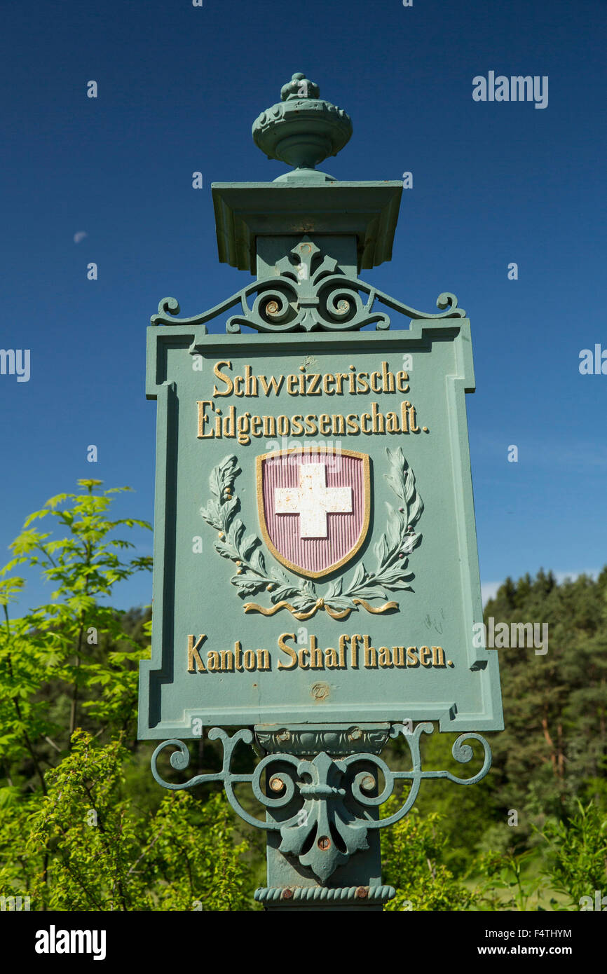 Grenze anmelden Randen, Stockfoto